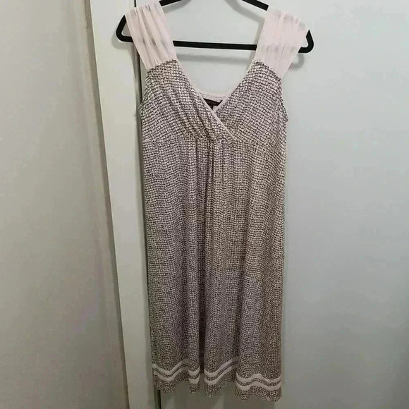 Ellen Tracy Pink/multi colred Dress perfect for summer lounging/running errands - Picture 1 of 5